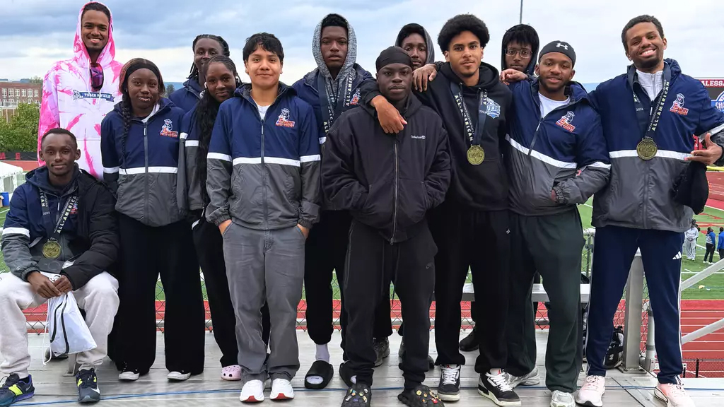 Photo is courtesy of BMCC Athletics.