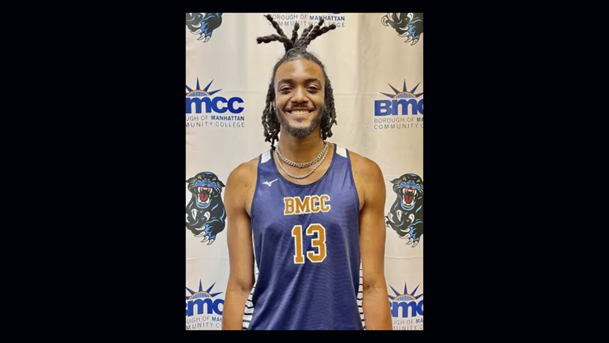 Chance Longmore is an NJCAA All-American. Photo is courtesy of BMCC Athletics.
