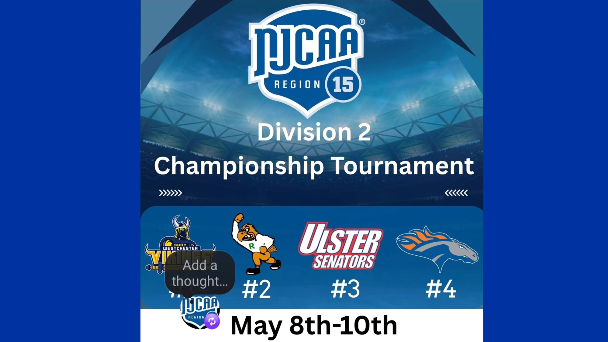 Graphic courtesy of Rockland Athletics.