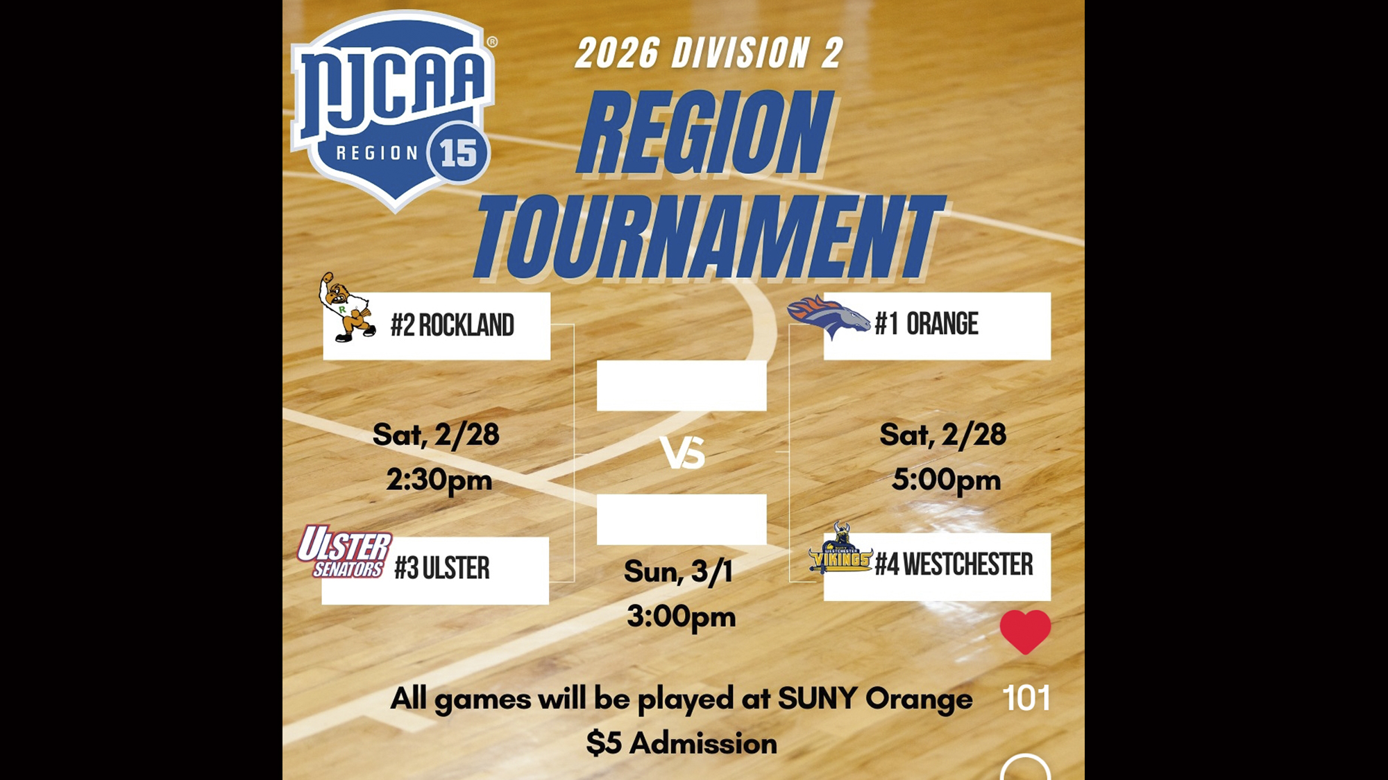 Graphic Courtesy of Rockland CC Athletics
