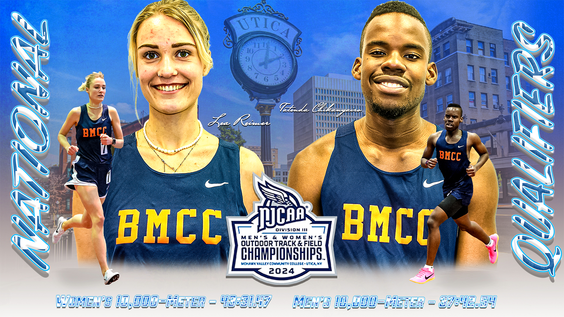 Lea Reimer and Tatenda Chikanyairo Become The First Two BMCC Runners In School History To Punch Their Ticket To Nationals