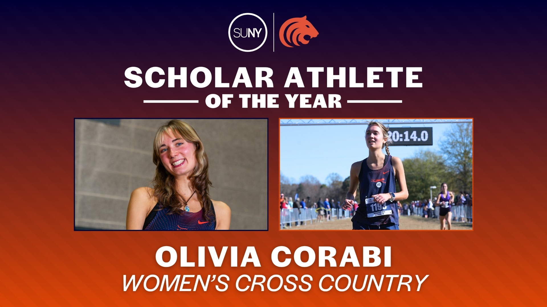 Olivia Corabi (Graphic Courtesy of FIT Athletics Department)