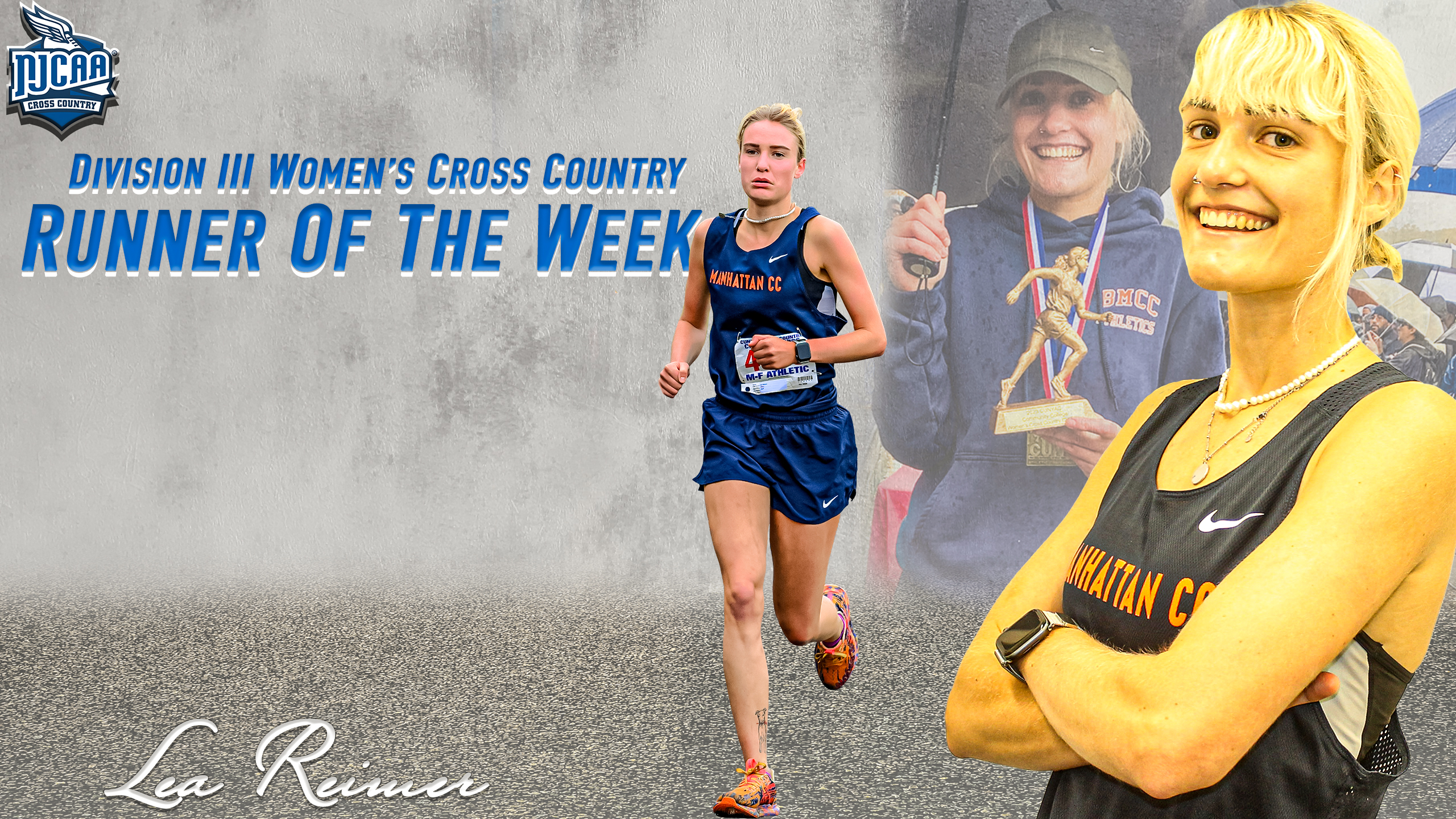Lea Reimer Becomes First Runner In Program History To Be Named NJCAA Division III Women&rsquo;s Cross Country Runner of the Week